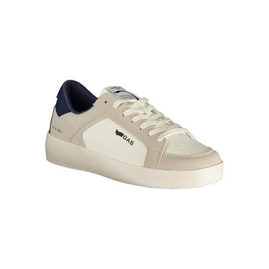 White Polyurethane Men's Sneaker