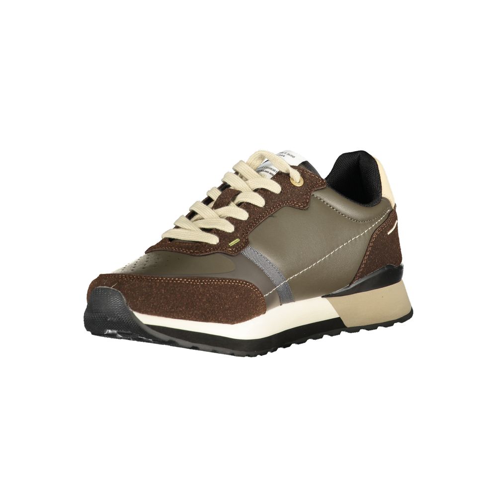 Marrone Poliestere Men Sneaker