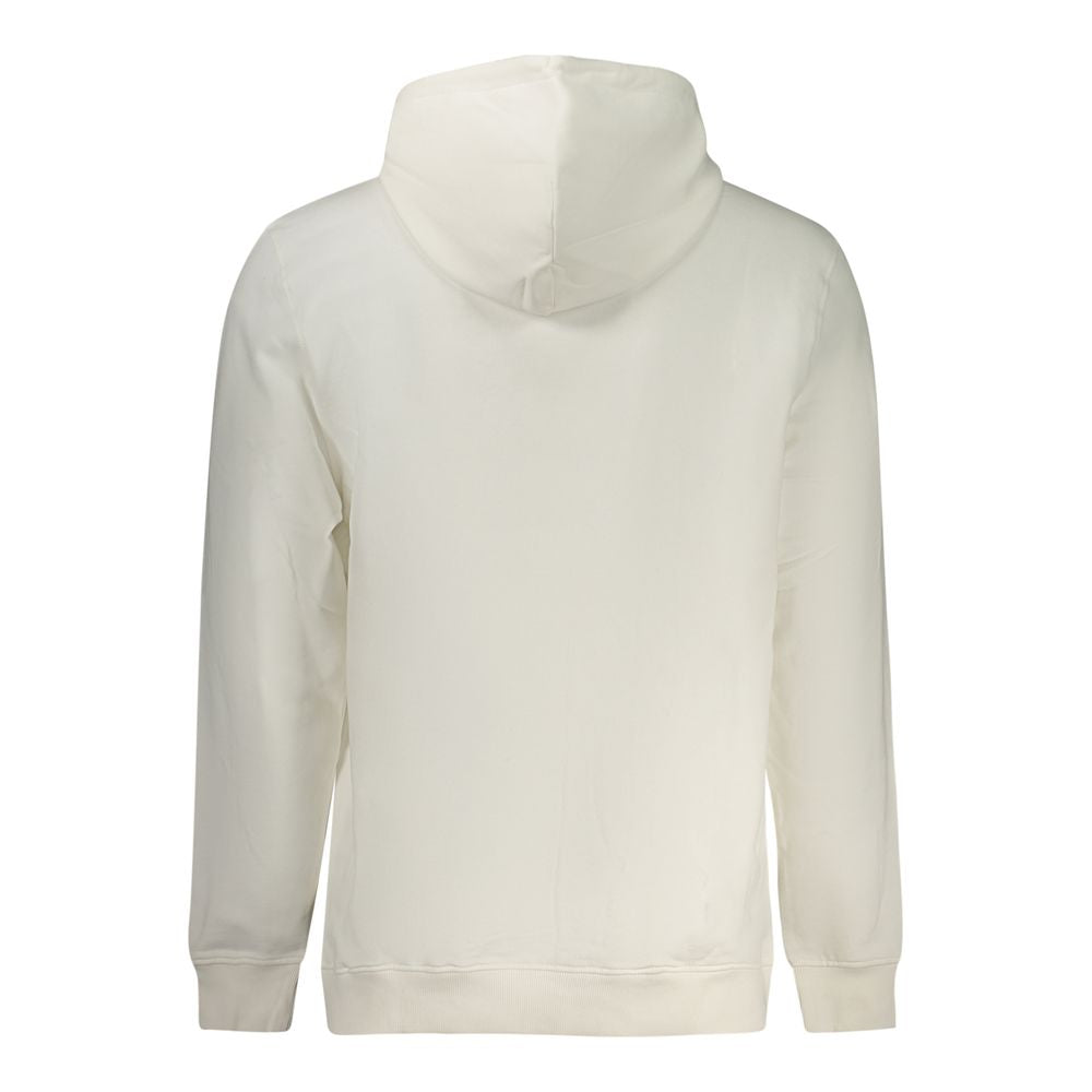 White Cotton Men's Hoodie