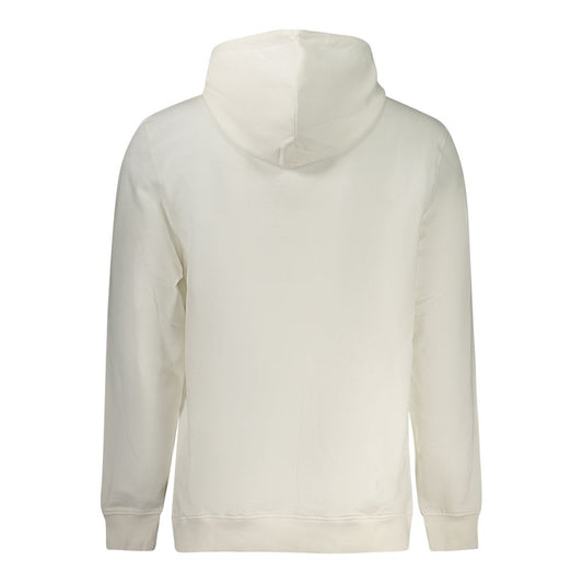 White Cotton Men's Hoodie