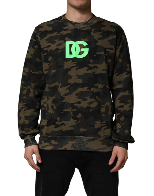 Multicolor Camouflage Men Sweatshirt Sweater