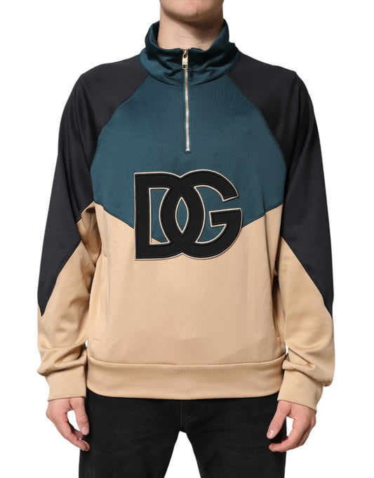 DG Mock Neck Sweatshirt Sweater Multicolor