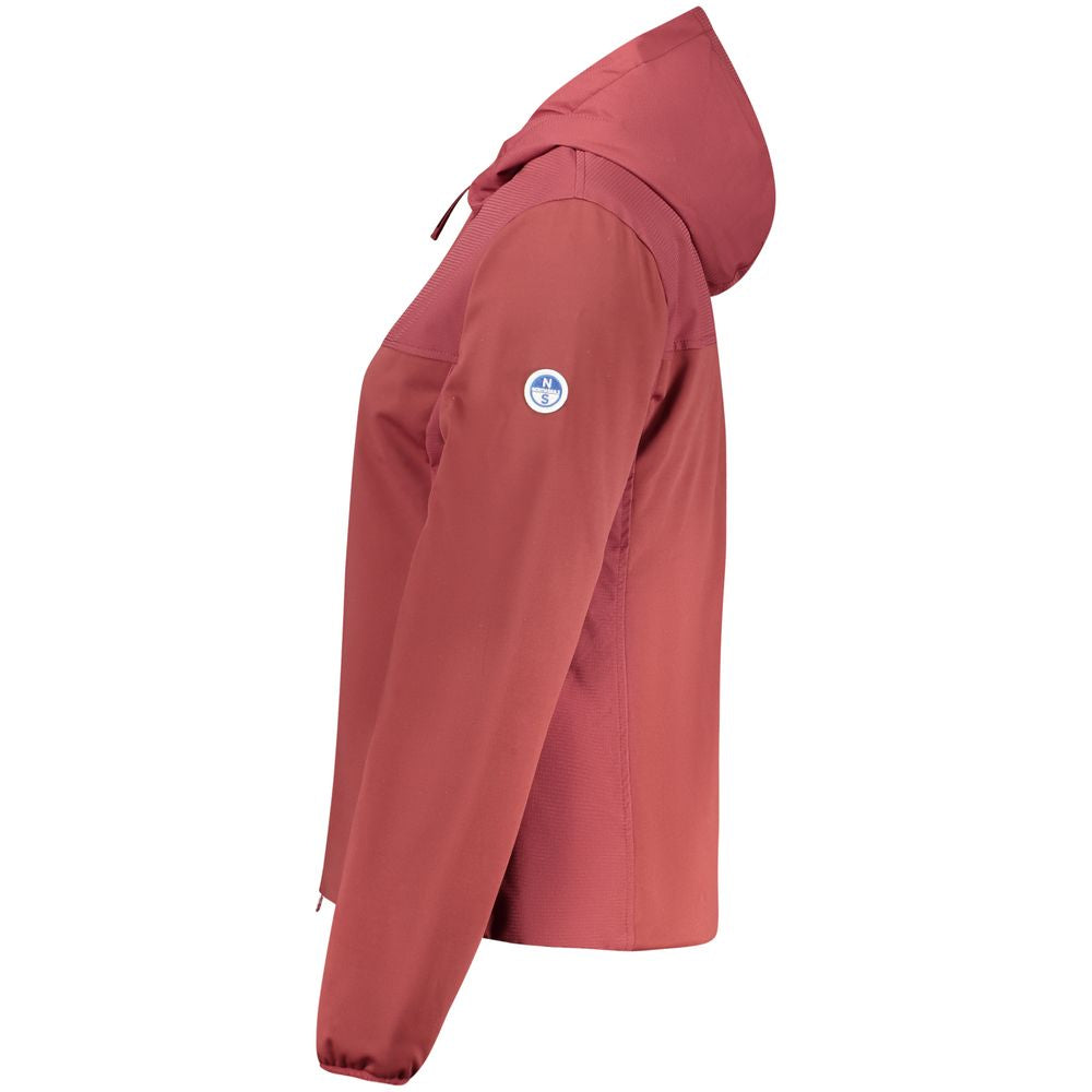 Rosso Polyester Women Jacket