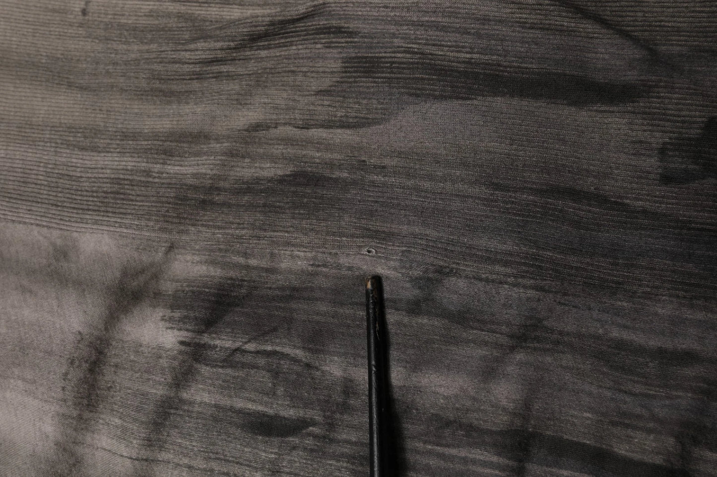 Gray Two Tone Cotton Round Neck Short Sleeves T-shirt