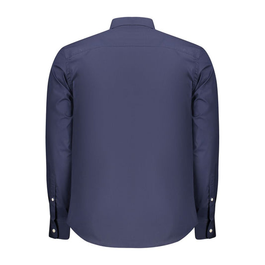 Blu Cotton Mens Shirt