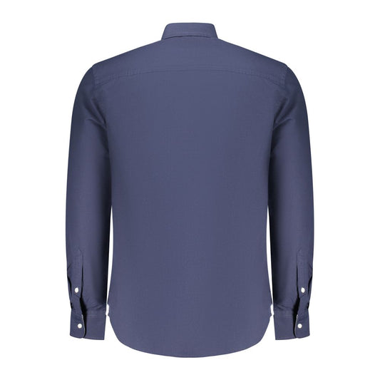 Blu Cotton Men Shirt