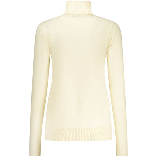 Bianco Viscosa Donna Maglia