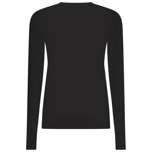 Black Viscose Women Sweater