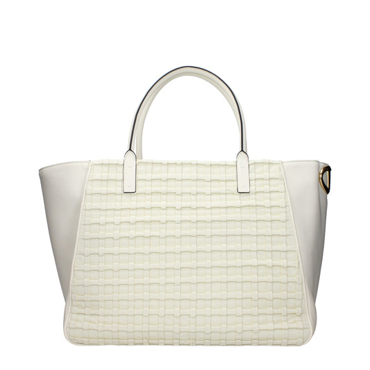 Beige Leather Handbag