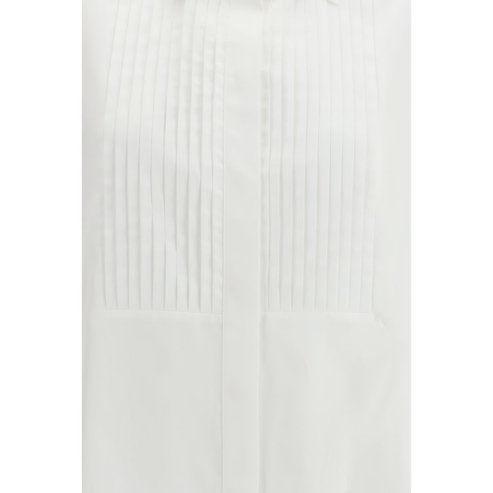White Cotton Dress Shirt