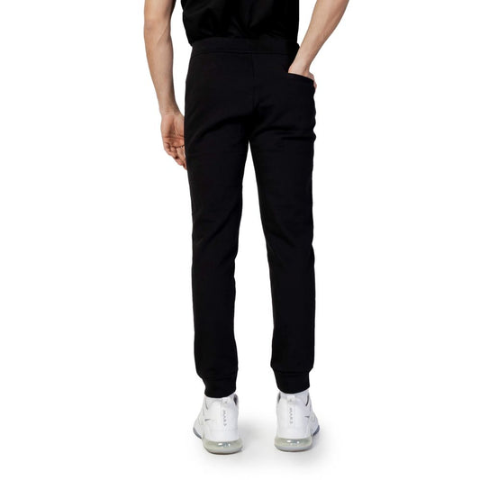 Black Cotton Joggers (Workout Pants)
