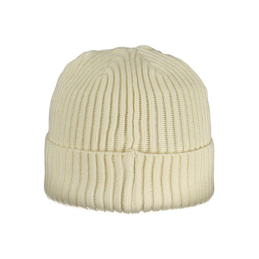 White Cotton Men Cap