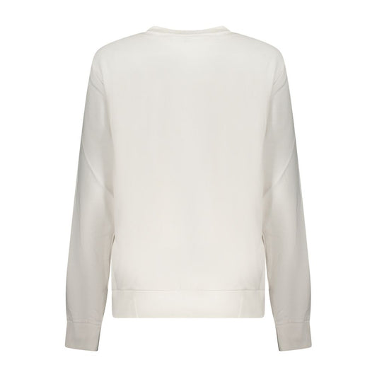 White Cotton Women's Sweatshirt