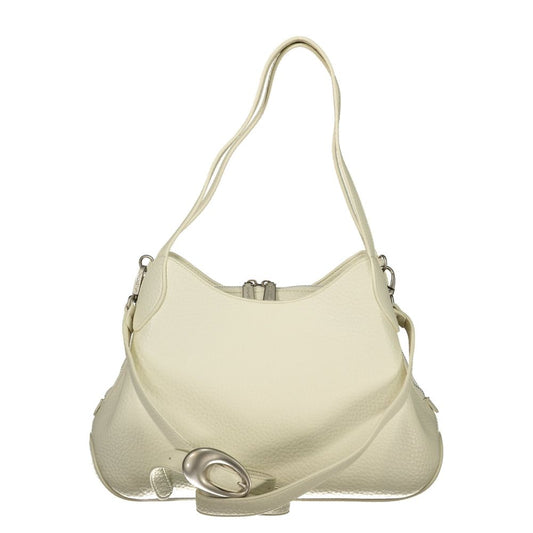 Bianco Polyurethane Women's Bag