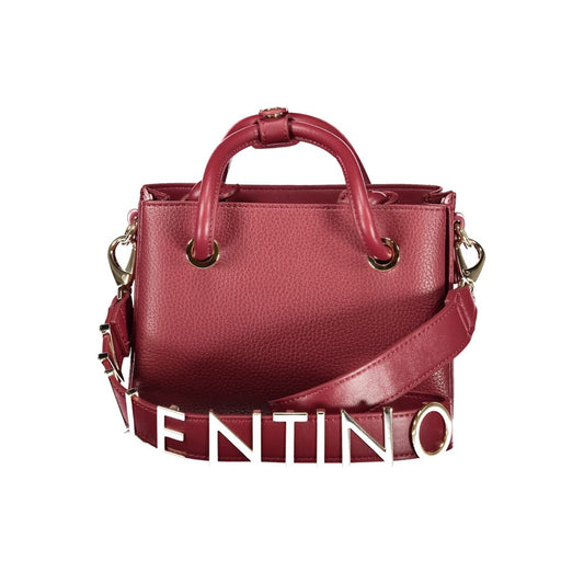 Rosso Polyurethane Women Handbag
