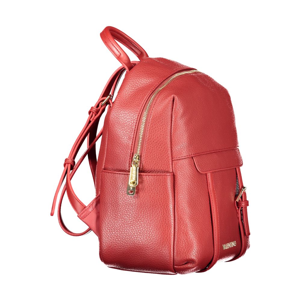 Rosso Polyurethane Women Backpack
