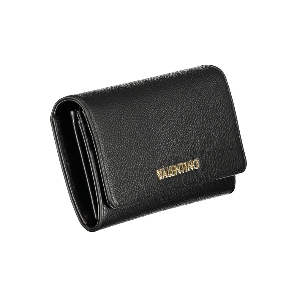 Nero Poliuretano Women Wallet