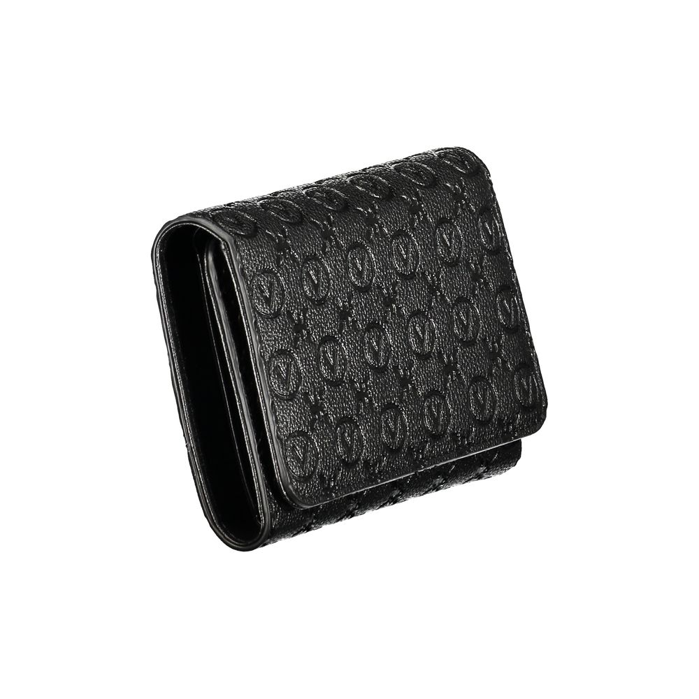 Nero Poliuretano Women Wallet