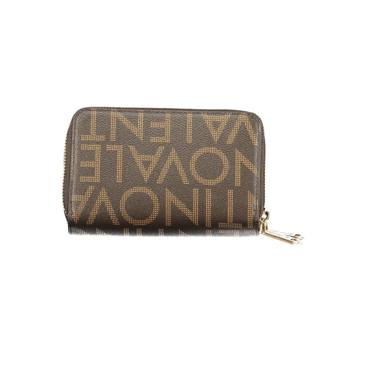 Marrone Polyurethane Women Wallet
