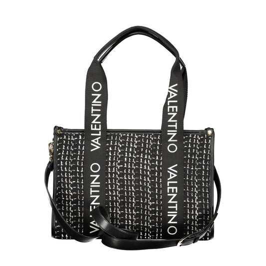 Black Polyester Women Bag