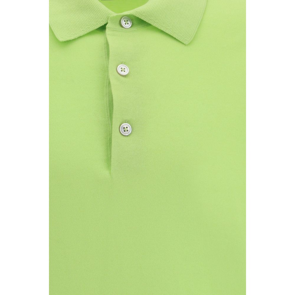 Bicolor Cotton Polo Shirt