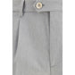 Gray Wool Casual Pants