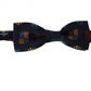 Blue Flags 100% Silk Adjustable Neck Papillon Men Bow Tie