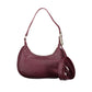 Red Polyurethane Women Shoulder Bag