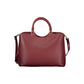 Red Polyurethane Women Handbag