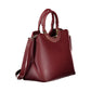 Red Polyurethane Women Handbag