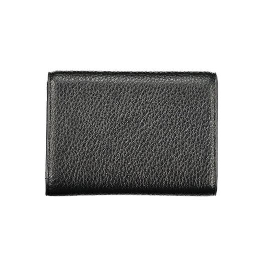 Nero Poliuretano Women Wallet
