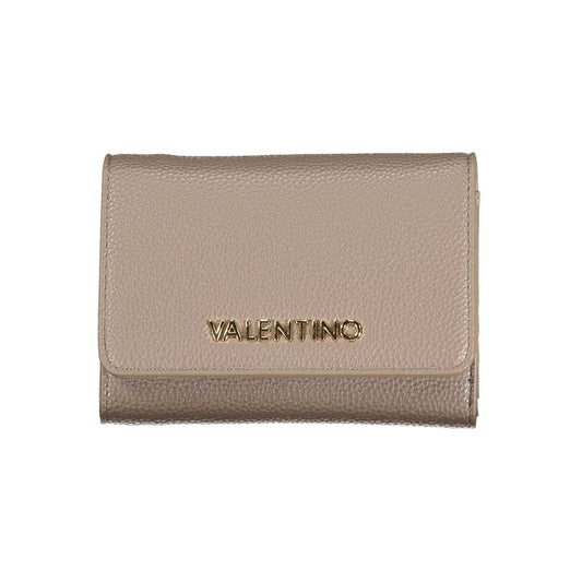 Marrone Polyurethane Women Wallet