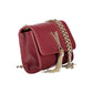 Rosso Polyurethane Women Handbag