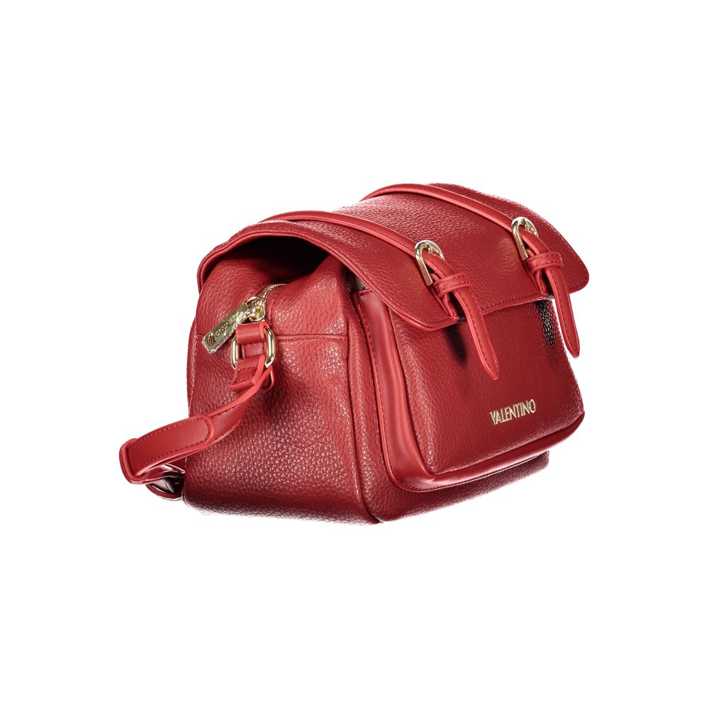 Rosso Poliuretano Women Shoulder Bag