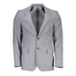 Gray Cotton Blazer