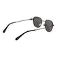 Gray Metal Sunglasses