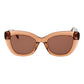 Beige Plastic Sunglasses