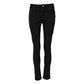 Black Cotton Skinny Jeans