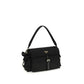 Black Recycled Polyamide Shoulder Bag