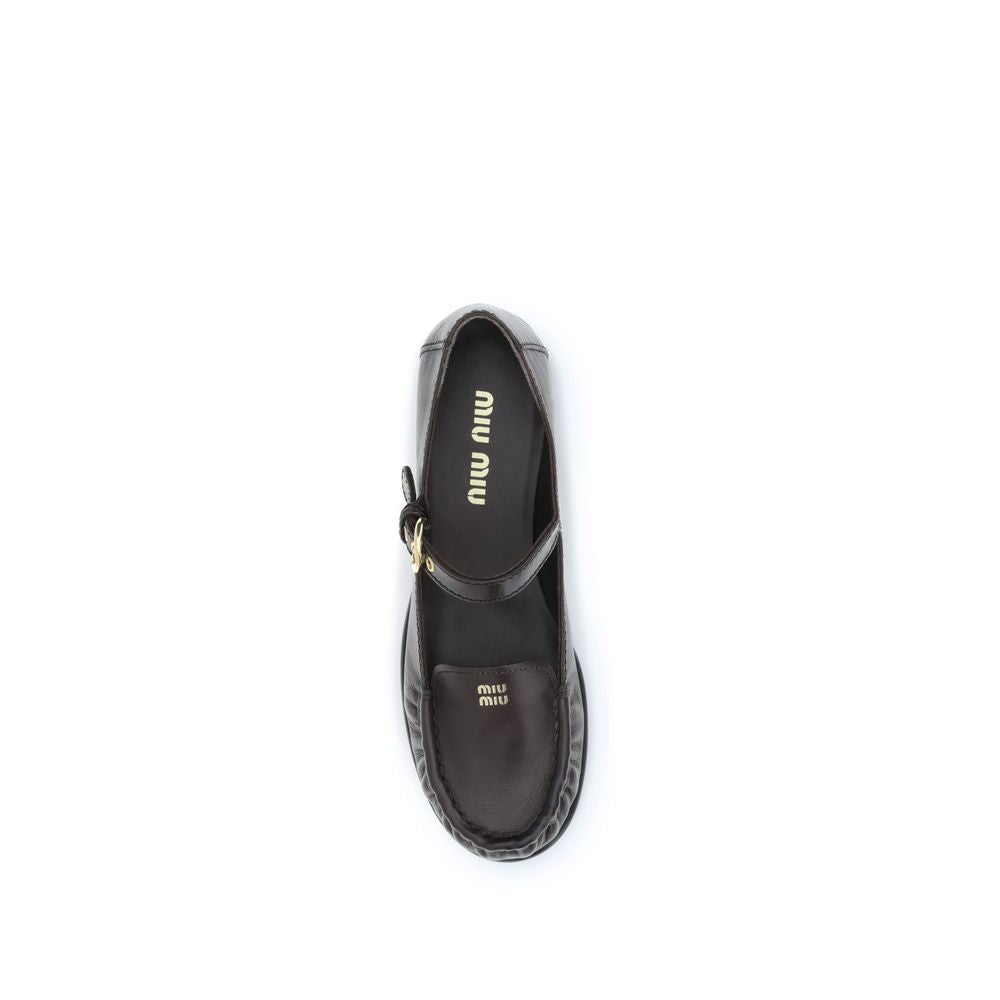 Brown Calf Leather Bos Taurus Slip-On Loafers