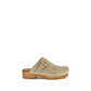 Beige Calf Leather Bos Taurus Clogs