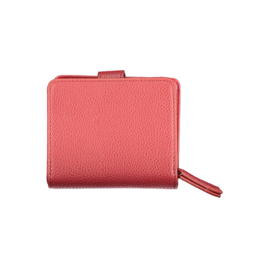 Rosso Polyurethane Women Wallet