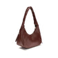 Bordeaux Recycled Leather Shoulder Bag