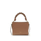 Beige Calf Leather Bos Taurus Handbag