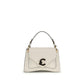 Cream Calf Leather Bos Taurus Shoulder Bag