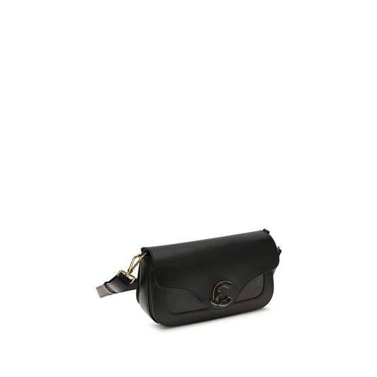 Black Calf Leather Bos Taurus Shoulder Bag