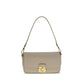 Beige Calf Leather Bos Taurus Shoulder Bag