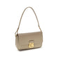Beige Calf Leather Bos Taurus Shoulder Bag