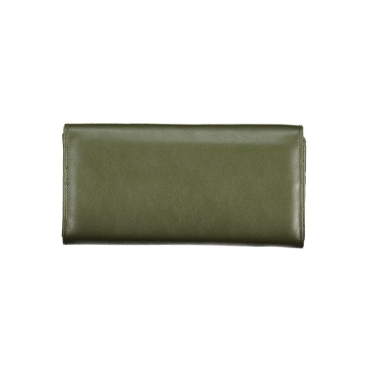 Verde Poliuretano Women Wallet
