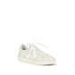 White Calf Leather Bos Taurus Low Top Sneakers